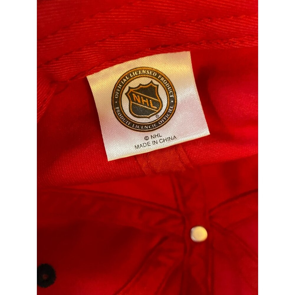 Vintage Detroit Red Wings Drew Pearson Hat Cap NHL Hockey Red Adjustable - Picture 8 of 9